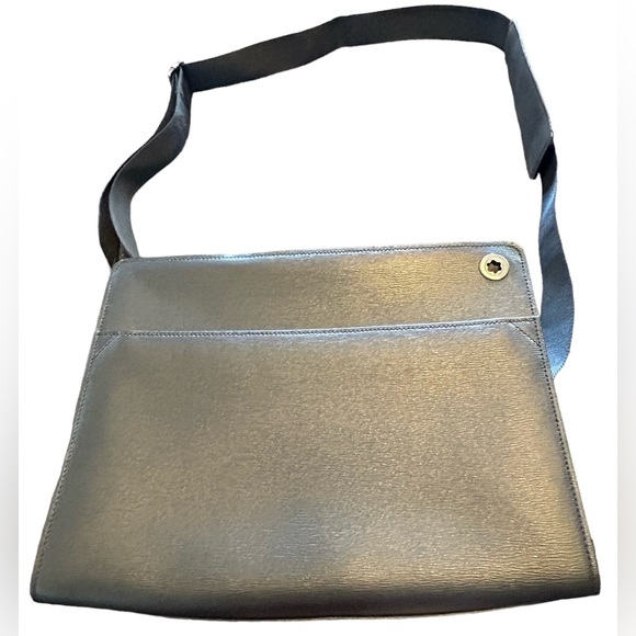 MONTBLANC Mini Messenger Crossbody Double Zipper Interior Monogram Strap - Picture 2 of 11